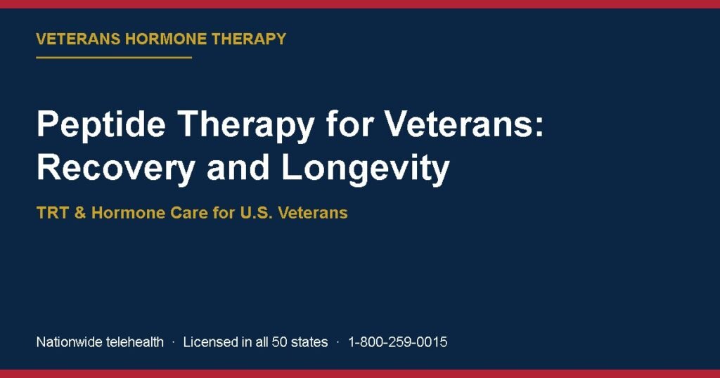 Peptide Therapy for Veterans: Recovery and Longevity