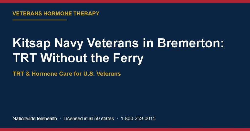 Kitsap Navy Veterans in Bremerton: TRT Without the Ferry
