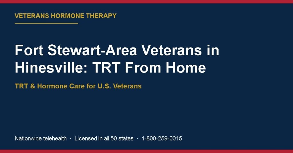 Fort Stewart-Area Veterans in Hinesville: TRT From Home